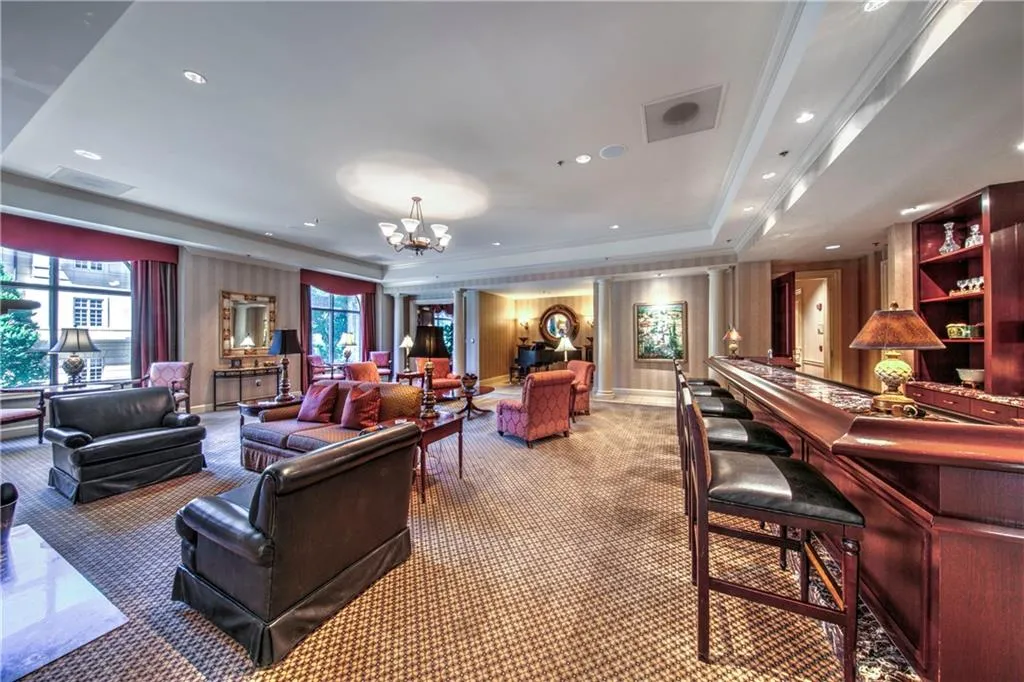 Club Room located on the second floor that is available for private parties or just meeting friends
