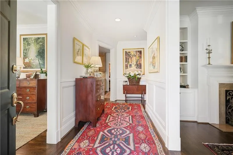 Inviting foyer leads to the dining and formal living room.