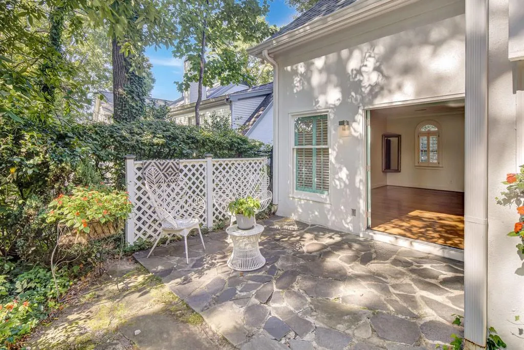 Private Patio off of primary on main