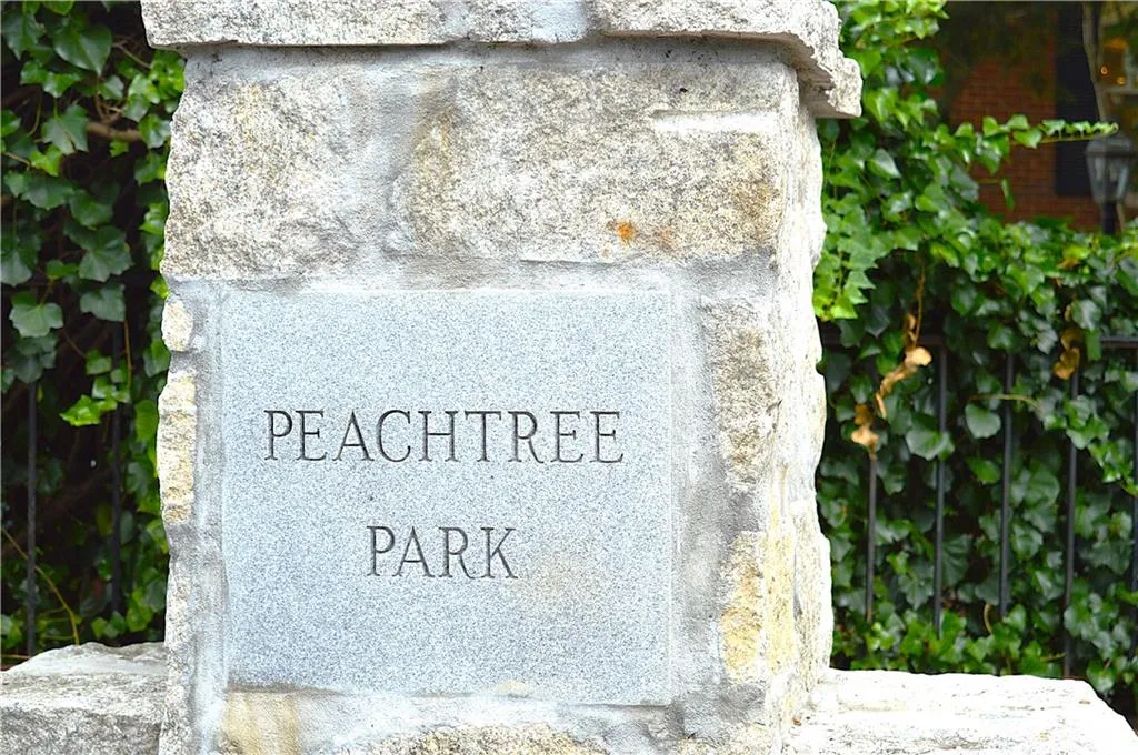 Peachtree Park is listed in the National Register of Historic Places Peachtree Park is listed in the National Register of Historic Places
