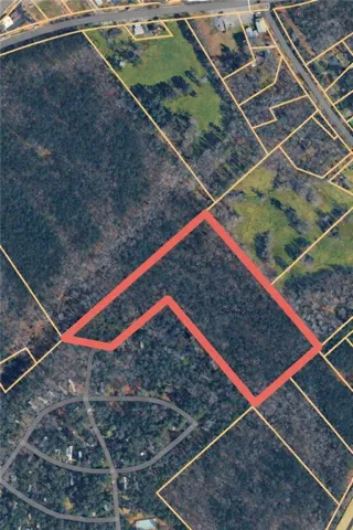 Map / location with property boundaries highlighted