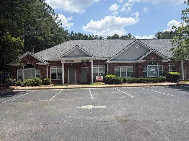 Front view of subject unit.  The ubit features new roofing, new exterior paint, and new gutters.  Unit faces the street for more visibility.  Ample parking.
