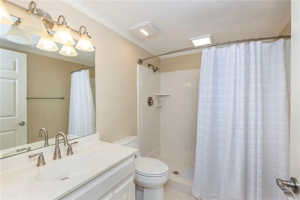 Basement bathroom