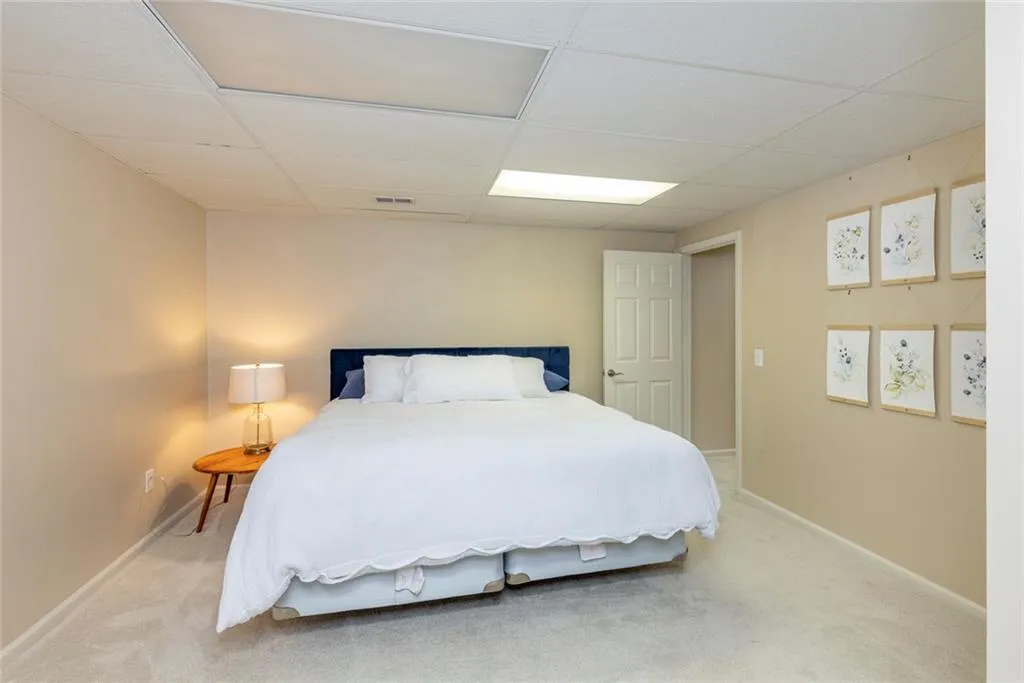 Basement bedroom