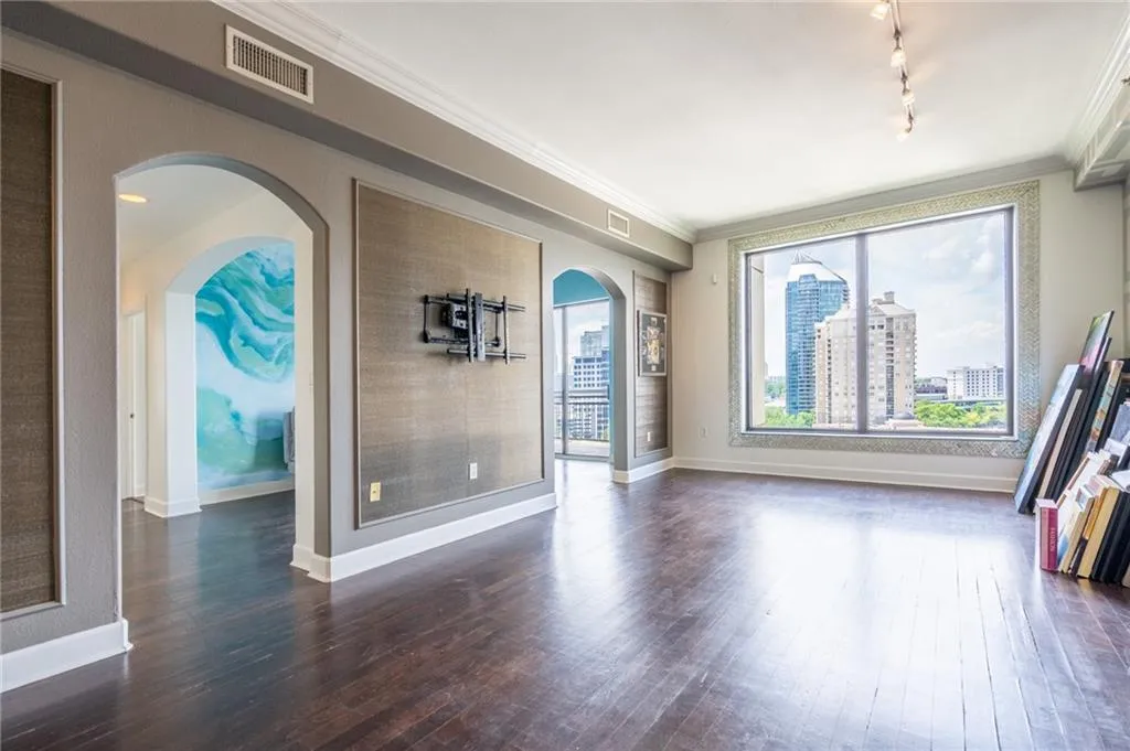 View into dining room