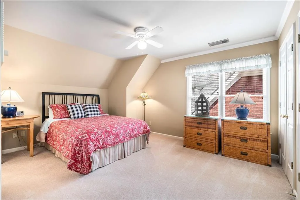4 bedrooms are privately located on the upper floor