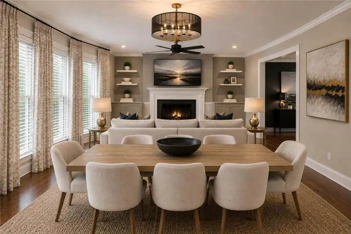 Great Room - Virtually Staged