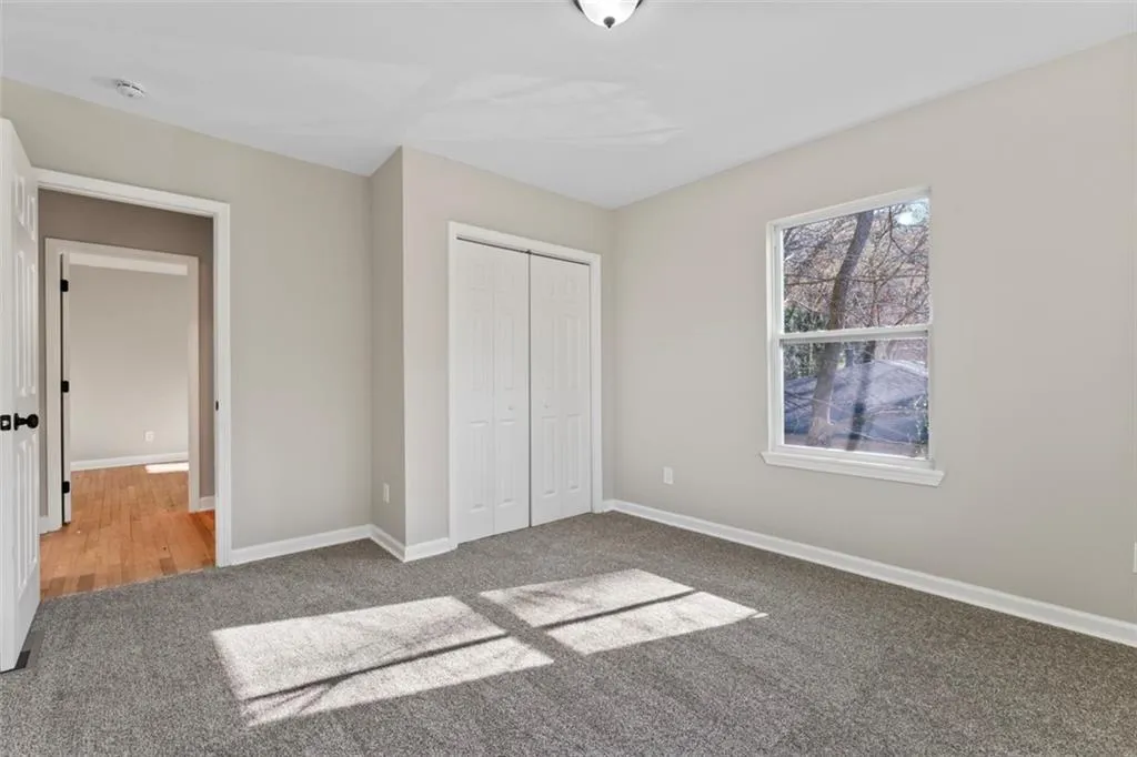 secondary bedroom with new bright sunny windows