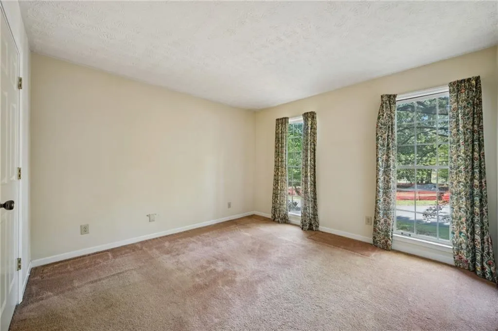 One of the three secondary bedrooms.