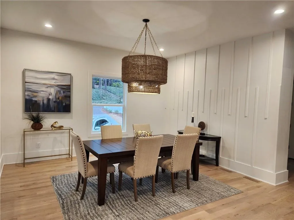 Dining can fit 10-12 people for a fun evening