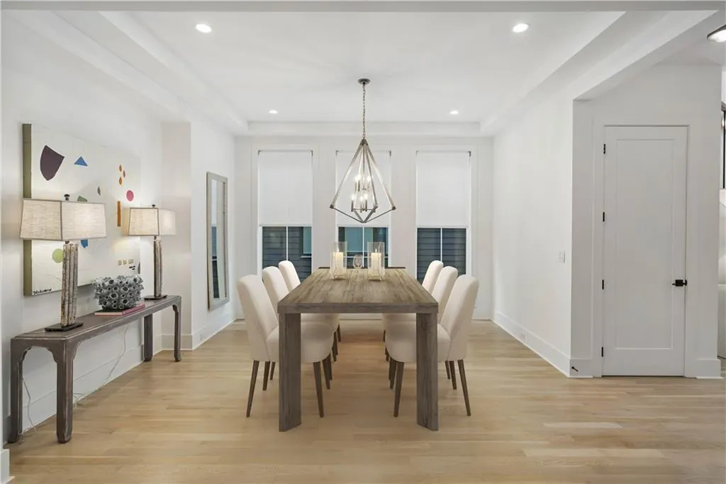 Rendering for dining room.