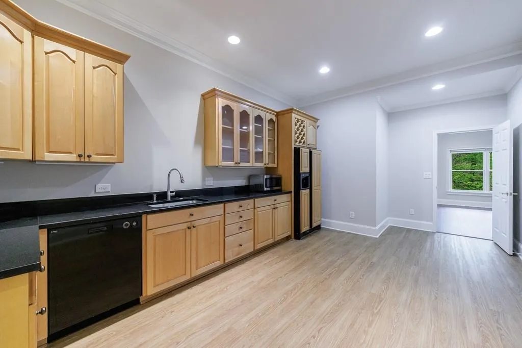 kitchenette in basement