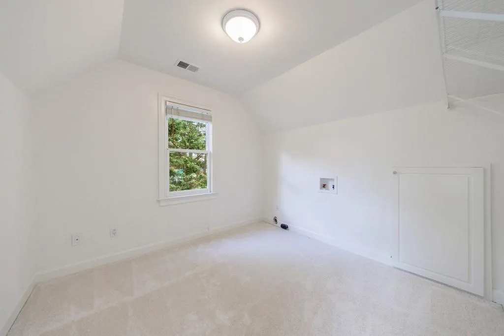 laundry option in primary bedroom on the upper level