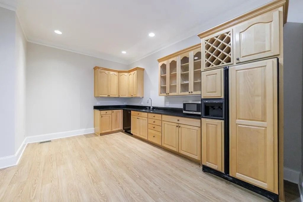 kitchenette in basement