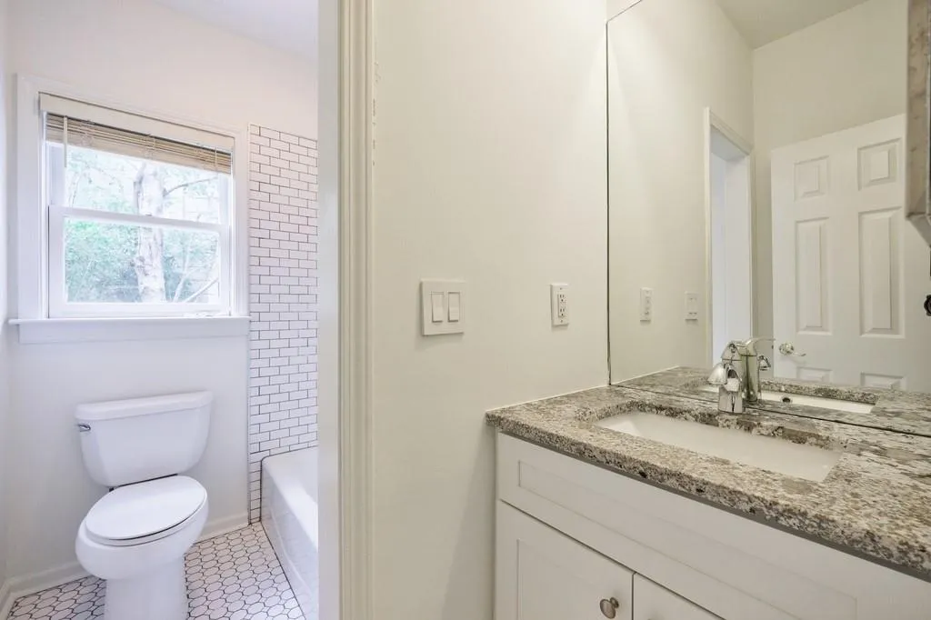 bathroom in basement