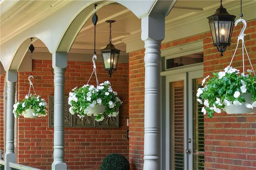 Inviting rocking chair front porch