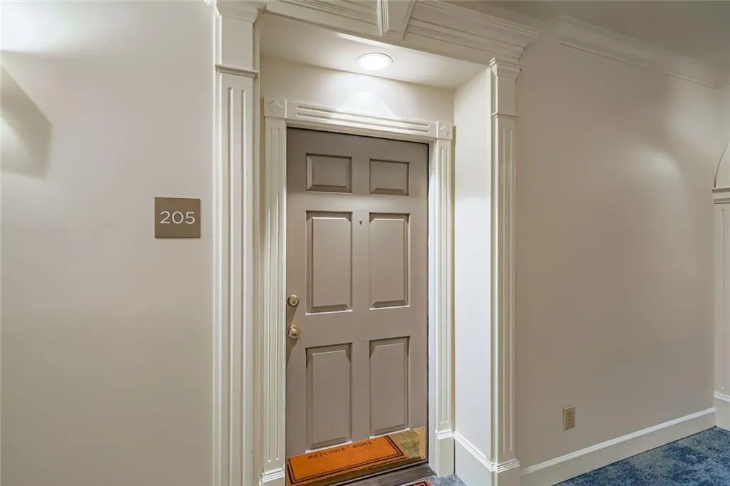 Doorway to property