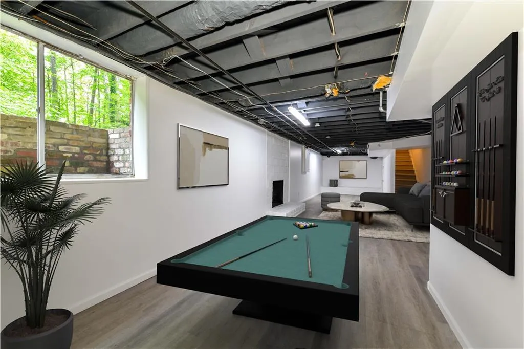 Basement Virtually Staged