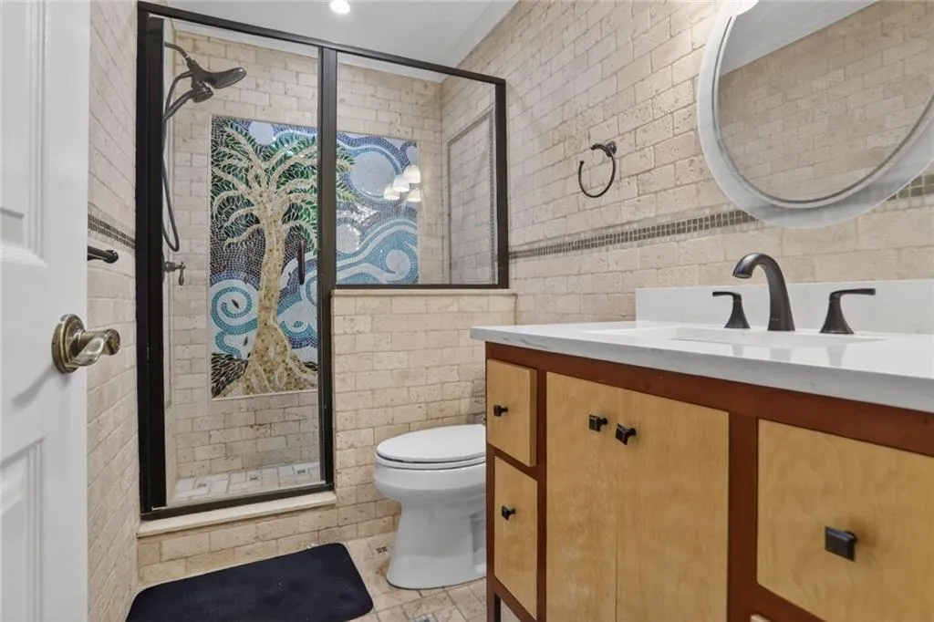 Private Bath in Loft