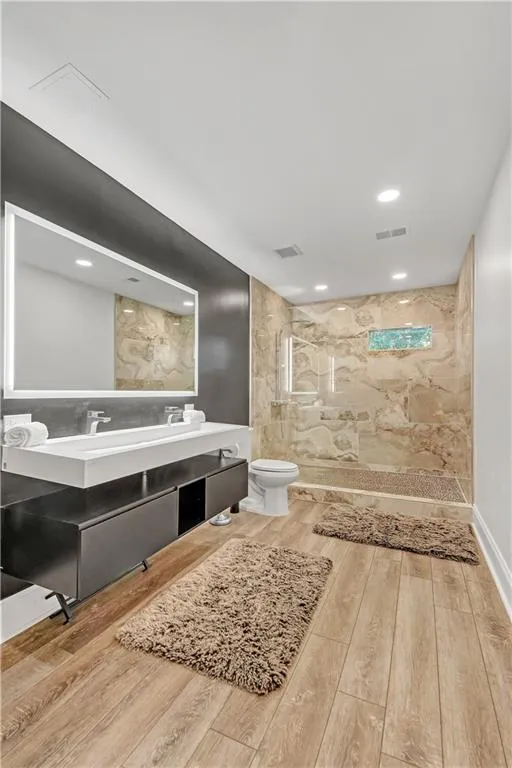 Bathroom in finished terrace level
