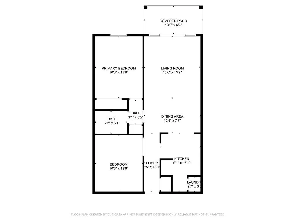 View of floor plan / room layout
