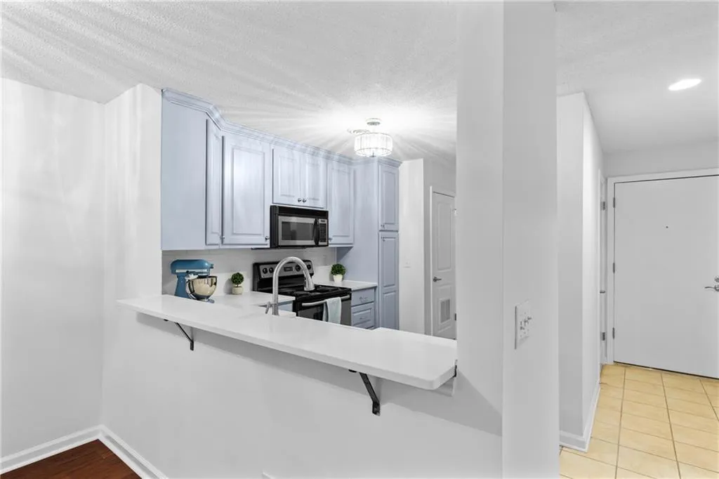 Renovated Kitchen with beautiful new stone countertops