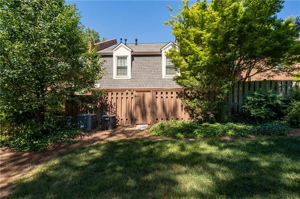 View of yard featuring central AC unit