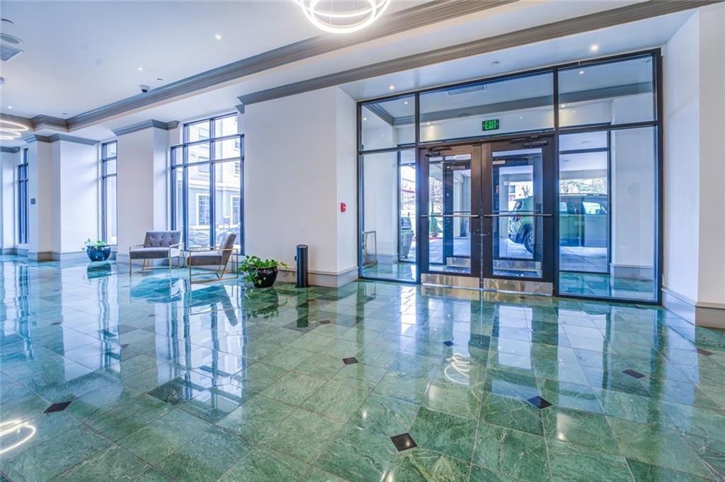 View of building lobby