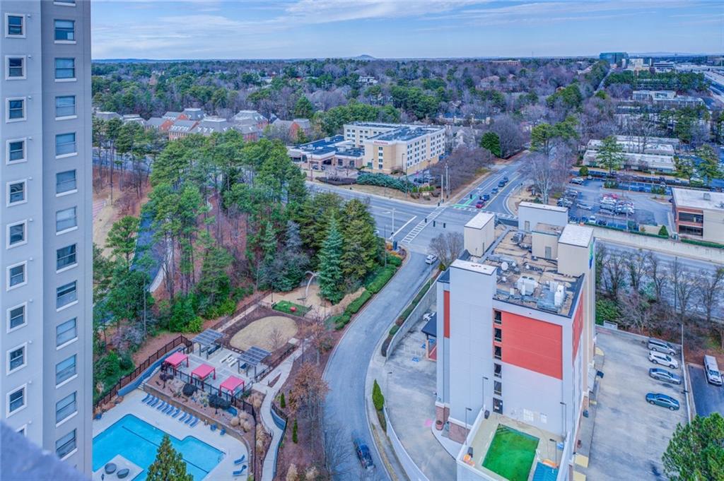 View of birds eye view of property