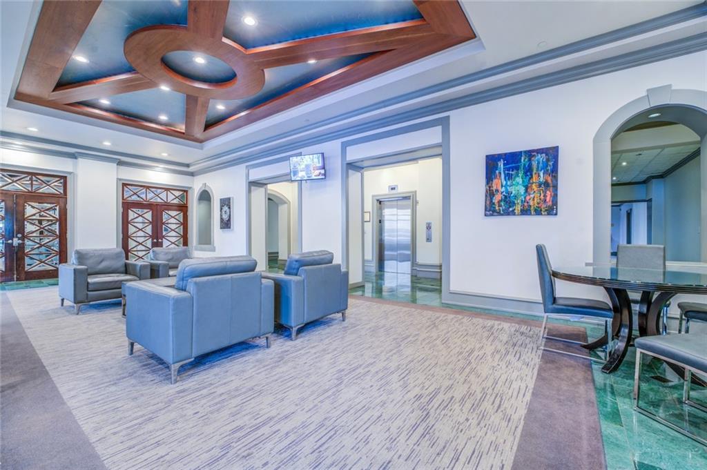 View of building lobby