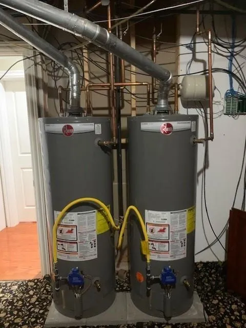 Utility room with gas water heater