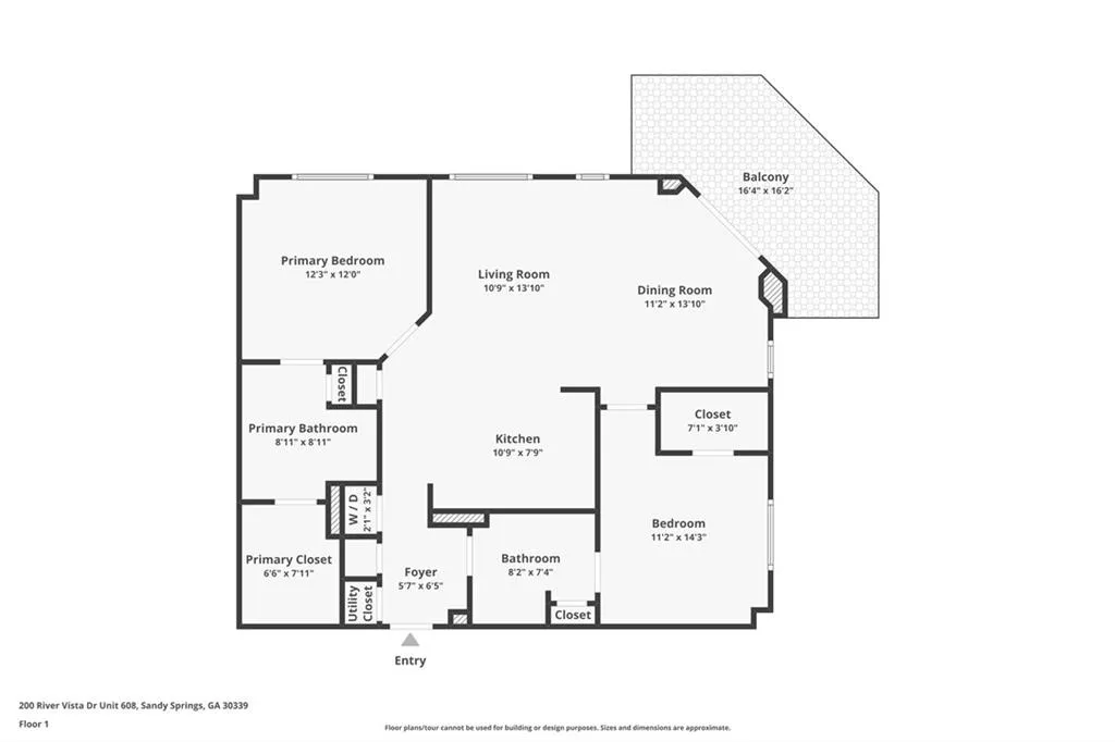 200 River Vista Drive Unit 608, Atlanta, Georgia 30339, 2 Bedrooms Bedrooms, ,2 BathroomsBathrooms,Residential,For Sale,200 River Vista Drive Unit 608,7640421