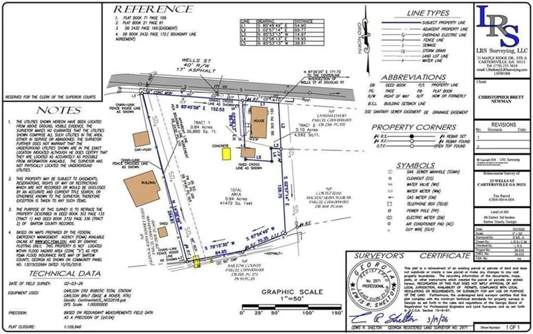 25 Wells Street, Cartersville, Georgia 30120