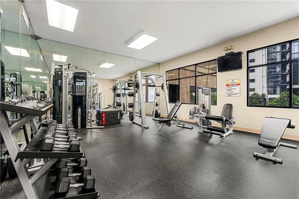 View of exercise room