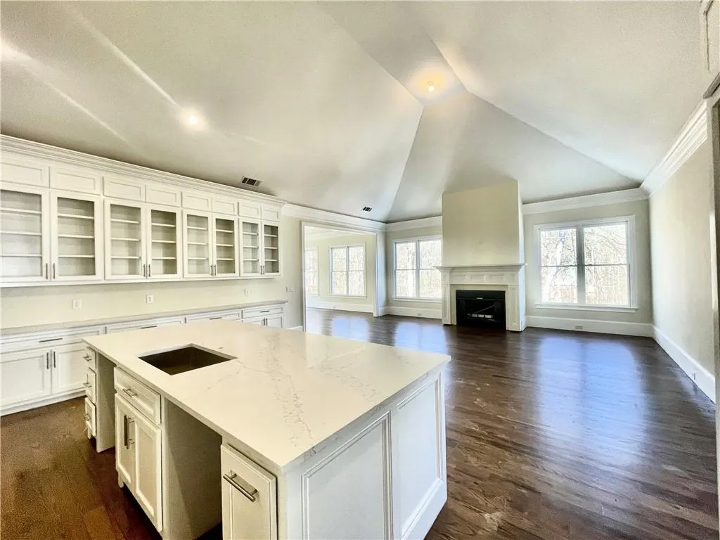 Open LR with Deck - Views dual dishwashers.  appliances included.