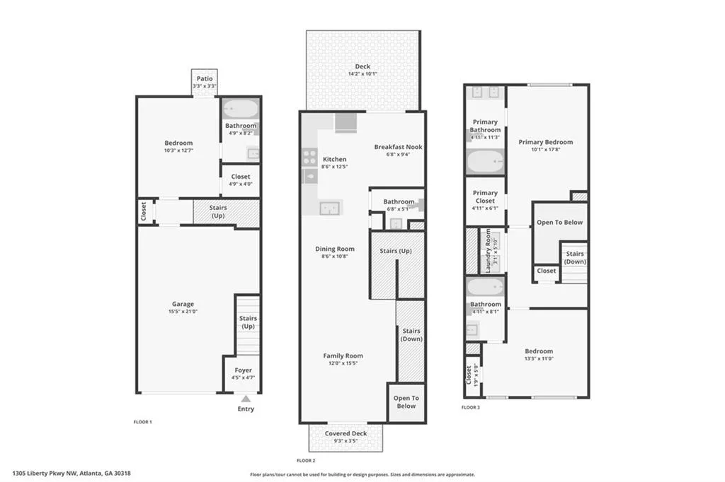 1305 Liberty Parkway Nw, Atlanta, Georgia 30318, 3 Bedrooms Bedrooms, ,3 BathroomsBathrooms,Residential,For Sale,1305 Liberty Parkway Nw,7668256