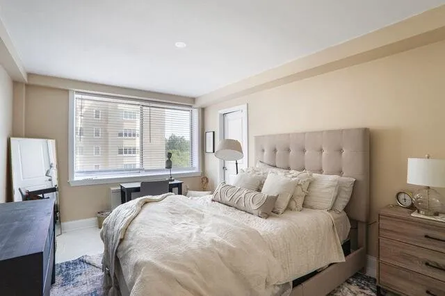 Bedroom with baseboards