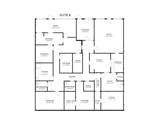 View of room layout