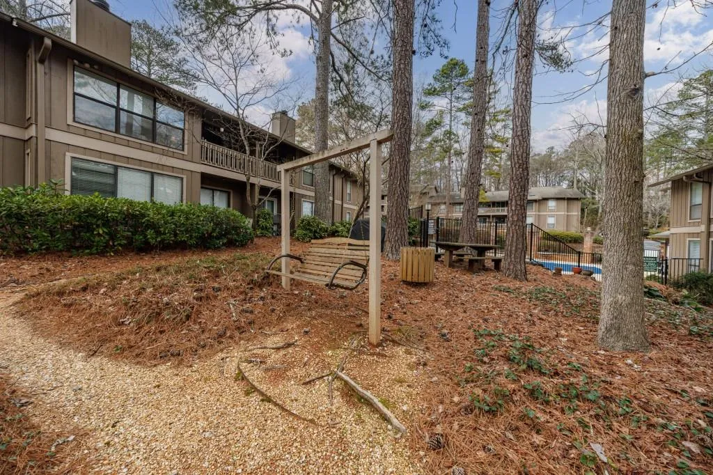 This community even has a charming porch-style swing