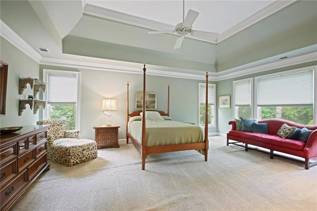 Primary suite upstairs