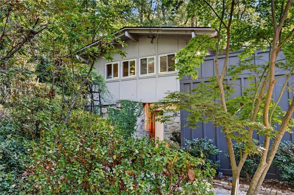 View of home's exterior with board and batten siding