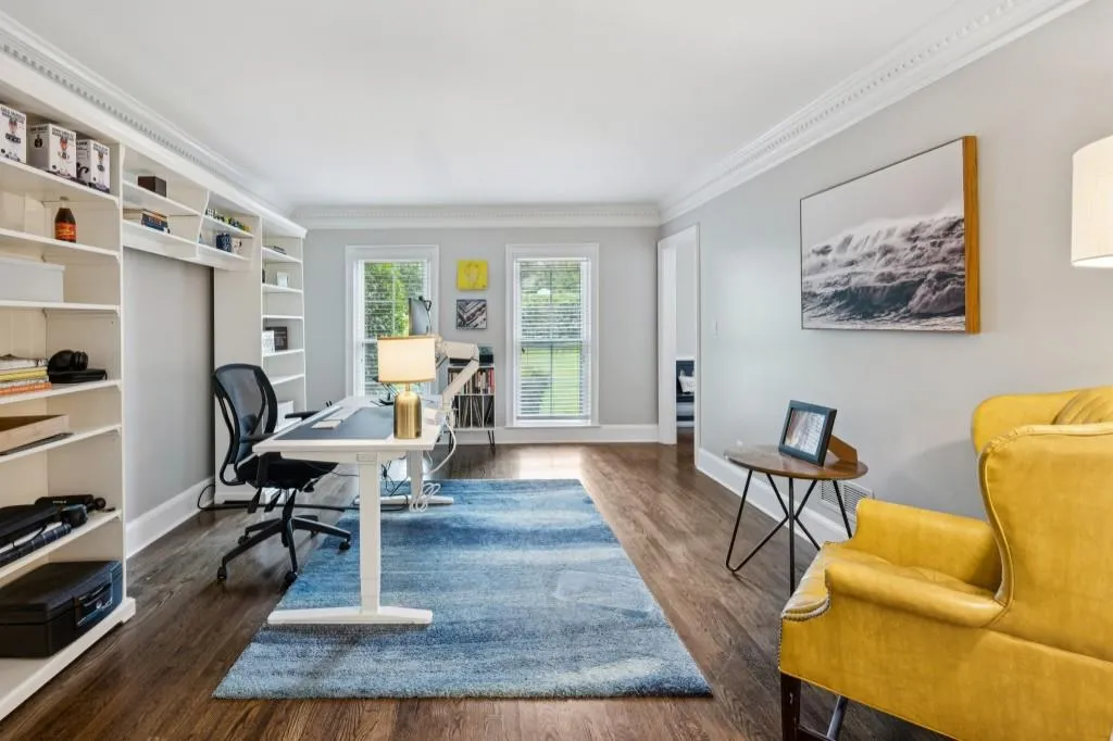 Main Level Study offers the perfect Home Office or Flex Space