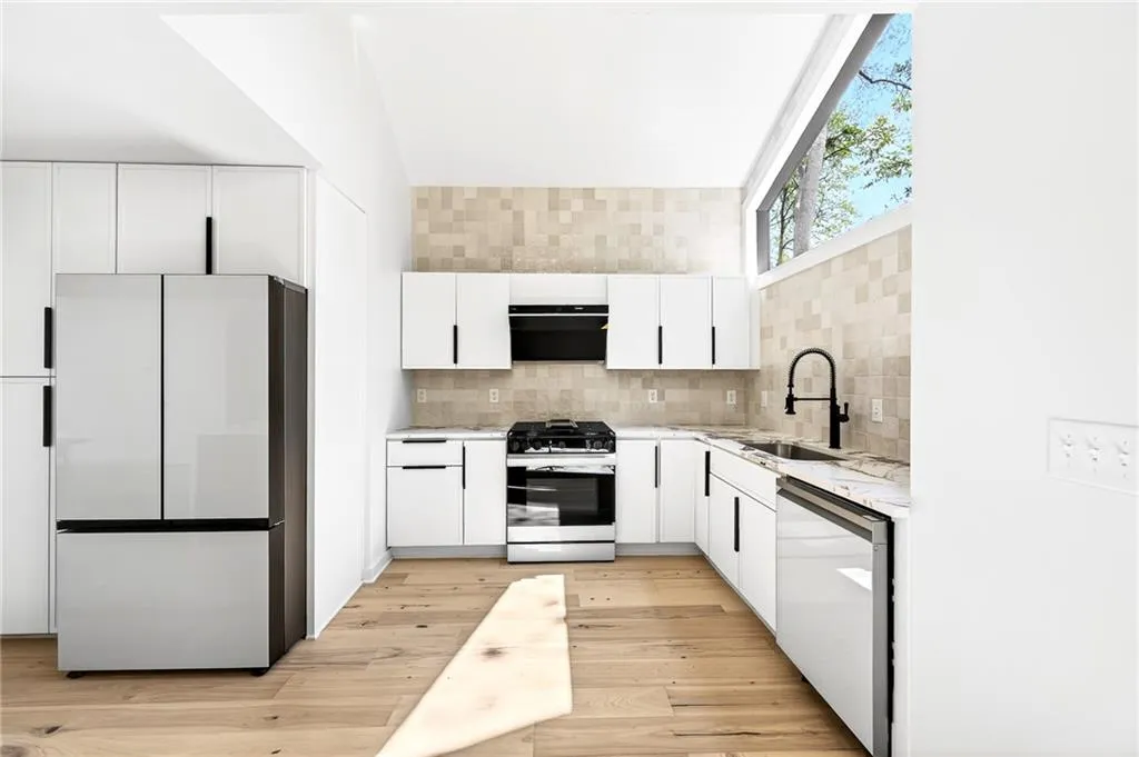View of new appliances