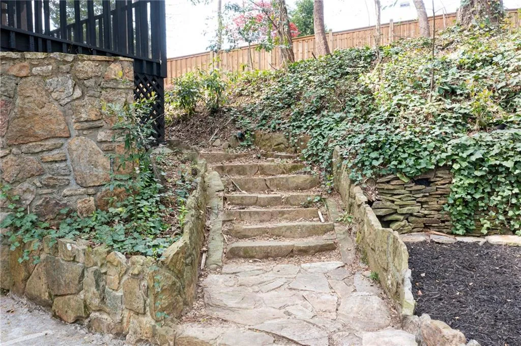 Steps to backyard