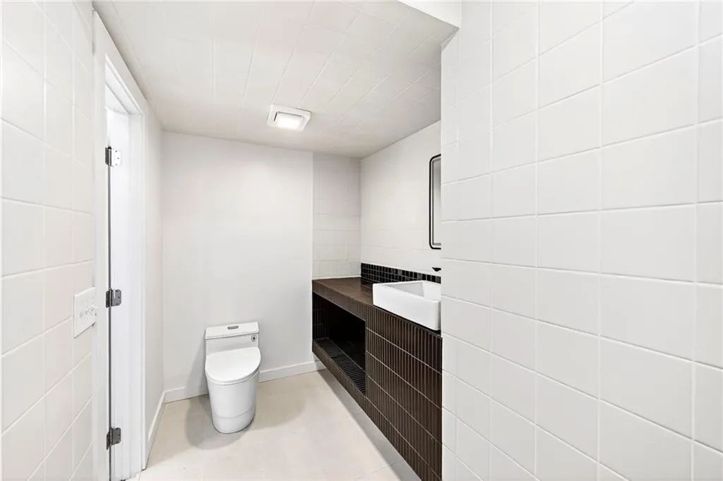 Cool tiled vanity