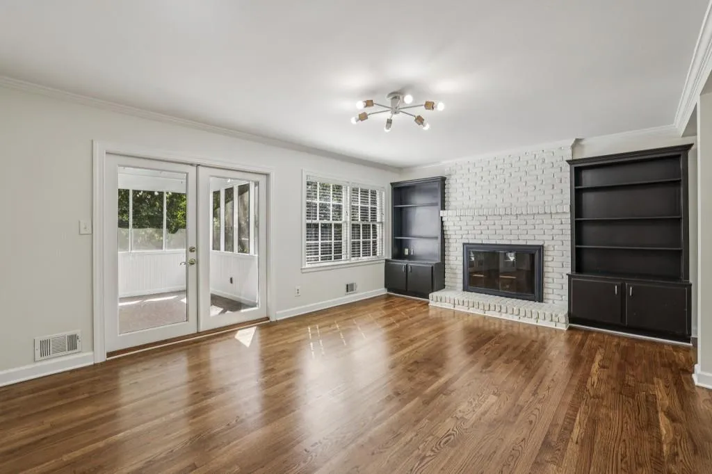 Light-Filled Interiors With Hardwood Floors Throughout