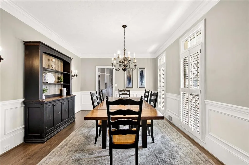 The perfect segway into the kitchen when entertaining.