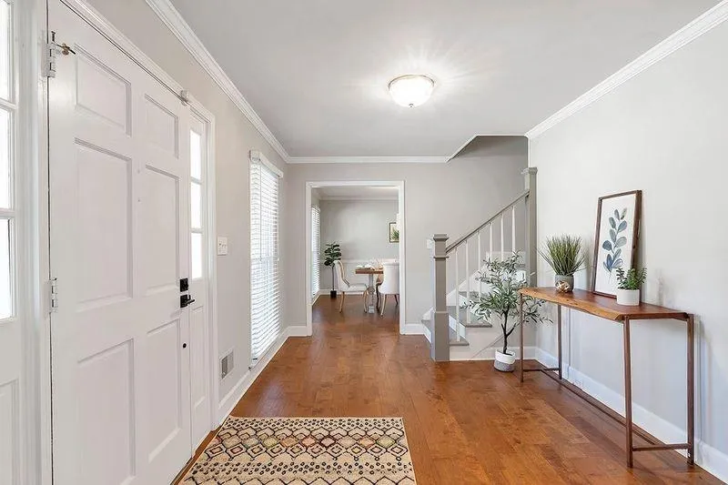 Foyer view to Dining Room