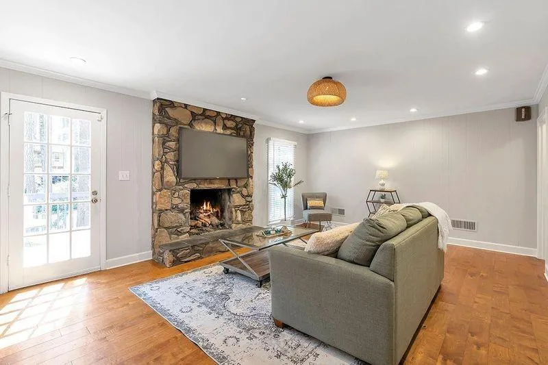 Family Room leads out to HUGE party deck!