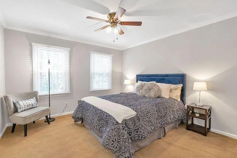 Guest bedroom on main level